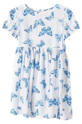 Produktbild von Minoti - Kleid für Mädchen, Sommer MN232 (104) (Weiß)