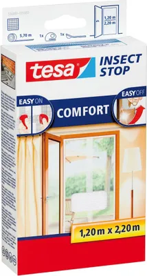 Obrázok produktu pre Tesa Insect Stop Comfort sieťka proti hmyzu 220cm x120cm antracitová