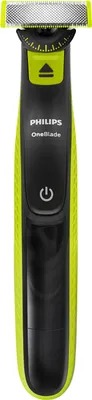 Produktbild von Philips OneBlade 360 QP2724/23 Herrenrasierer schwarz grün, 3 in 1, Reisetasche, 3 Kämme 1 mm 3 mm 5 mm, USB-Ladegerät, wasserdicht, zum Formen der Gesichtsbehaarung