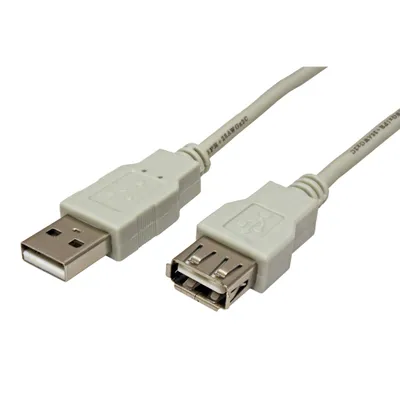 Immagine prodotto di Cavo di prolunga USB 2.0 STANDARD A-A, M-F, 1,8 m (11.96.3112)