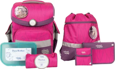 Produktbild von School-Mood Schulranzenset Timeless Luisa (Einhorn) 3822-21-121