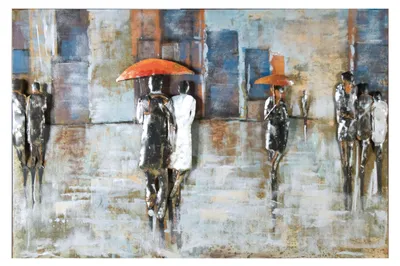 Produktbild von Casablanca by Gilde Sonstige Bilder Rainy Day, Handarbeit H. 80 cm,38499