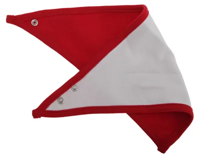 Produktbild von Babybugz Baby Bandana-Lätzchen FK168 (Einheitsgröße) (Weiß/Rot)