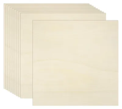 Multiplexplatten 10 Stk., 3 mm, 300x300 mm, Buxusholz, DIY