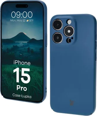 Produktbild von Bizon Case Lupka Apple iPhone 15 Pro blau