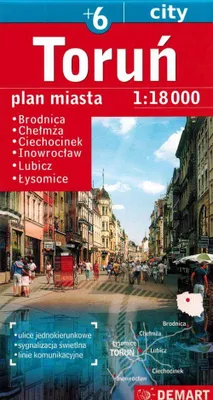 Image de Torun +6 - plan de la ville
