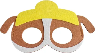 Produktbild von Paw Patrol Rubble Filzmaske 21x13 5 1 Stk.
