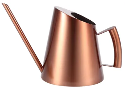 Gießkanne aus Edelstahl, lang, 1500 ml, für Pflanzen
