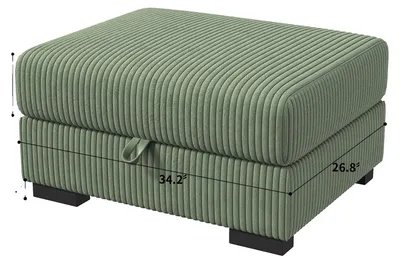 Image de Canapé modulable, tissu velours, style moderne, canapé C