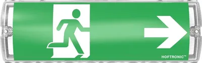Produktbild von hoftronic LED Notbeleuchtung 3W 6500K IP65 Weiß