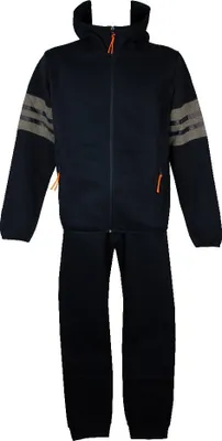 Produktbild von DYNAMIC F.LLI CAMPAGNOLO Herren-Trainingsanzug, kompletter Winter-Freizeit-Sweatshirt, offene Jacke mit Reißverschluss, Artikel 8Q77477, XL, Cotone 30%,Poliestere 70%