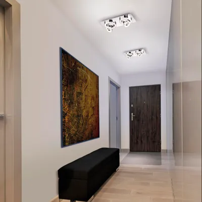 Immagine prodotto di Lampada da soffitto a LED, faretti di cristallo orientabili, L 40 cm