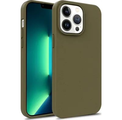 Produktbild von Mobigear  iPhone 15 Hülle Umweltfreundliches Backcover - Armeegrün