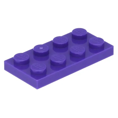 Produktbild von Lego® 10 Stück 3020 Platten Plates 2x4 Part Basic 10 Dunkles Lila