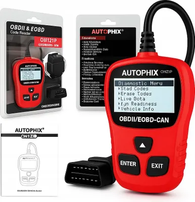 Zdjęcie produktu dla Autophix OM121 skaner OBD2 - kasuj błędy Check Engine, szybka diagnoza EOBD