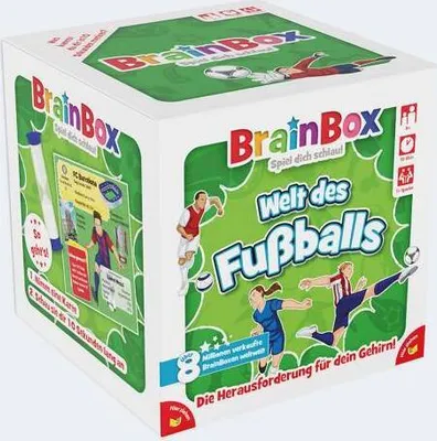 Produktbild von Brain Box Fussball Kartenspiel 1-2 Spieler 8+