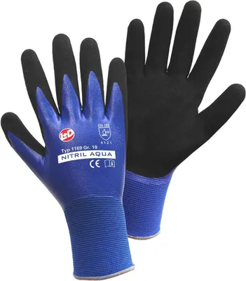 Produktbild von NITRIL AQUA Feinstrickhandschuh Größe 7