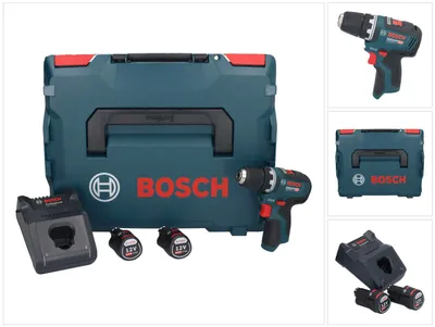 Immagine prodotto di Bosch GSR 12V-35 Trapano avvitatore a batteria professionale 12 V 35 Nm Brushless + 2 batterie da 2,0 Ah + caricabatterie + L-Boxx