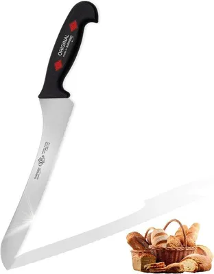 Produktbild von Famanu Brotmesser 22 cm - Professionelles Küchenmesser mit Wellenschliff