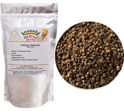 Obrázok produktu pre Malabarský kardamóm, lúpané zrná, 100 g