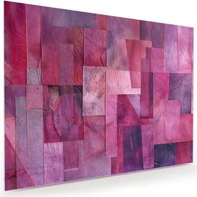 Produktbild von Glasbild 120x90cm in XXL für Wohnzimmer, Schlafzimmer Motiv Abstrakte Blaetter