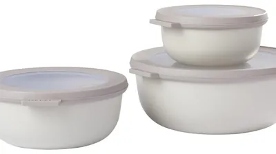 Immagine prodotto di Mepal set cirqula rotondo 3 pezzi (350+750+1250) - bianco nordico 106230032500
