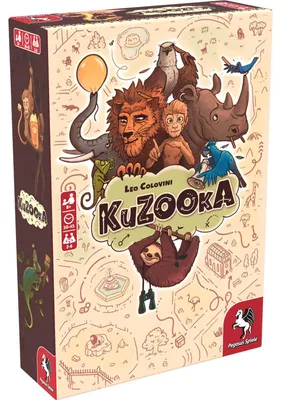 Produktbild von Pegasus KuZOOka, Brettspiel, Rollenspiele, 8 Jahr(e), 30 min, 45 min, Familienspiel