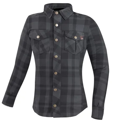 Immagine prodotto di Camicia da moto Bogotto Forgewood da donna, nero/grigio, 2XL