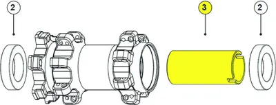 Immagine prodotto di Asse Sunringle VR per SRC SRX e SRC Comp nero