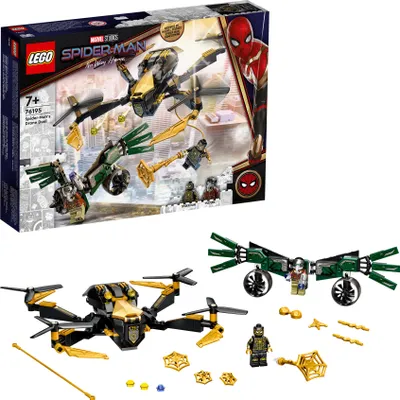 Immagine prodotto di LEGO 76195 Marvel Spider-Man drone duel, giocattolo per bambini dai 7 anni in su, ottimo regalo di Natale o compleanno