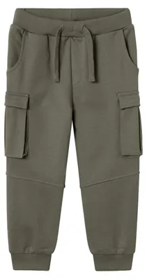 Image de Pantalon de jogging "mini Nmnoli" de la collection Unb Noos, taille 98, couleur olive