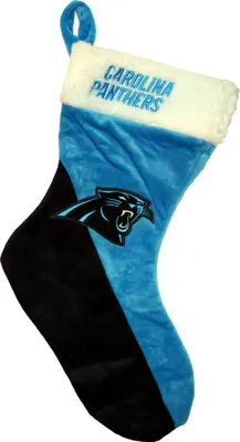 A Carolina Panthers Christmas stocking.