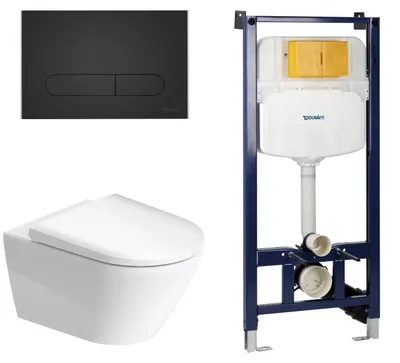 Produktbild von Duravit D-Neo Wand-WC Rimless Komplett-Set