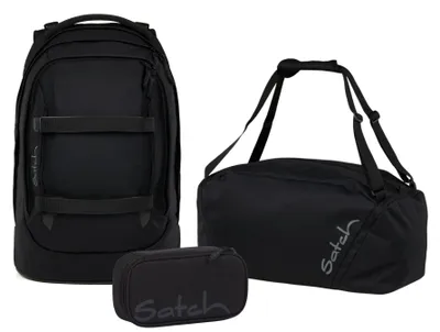 Produktbild von Satch, Schulrucksack-Set PACK Blackjack 3-teilig, ab 5. Klasse