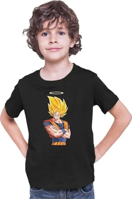 Produktbild von Kinder T-Shirt Dragon Anime Manga Ball Z Goku 31, 7-8 Jahr - 128 / Schwarz