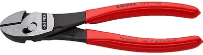 Zdjęcie produktu dla Knipex TwinForce, Szczypce ukośne, Stal chromowo-wanadowa, Plastik, Czerwony, 180 mm, 255 g