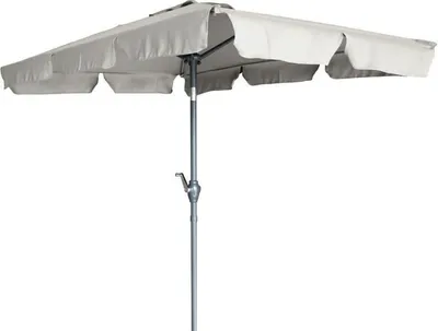 Zdjęcie produktu dla Parasol ogrodowy prostokątny DENVER 2x1,3m jasnoszary