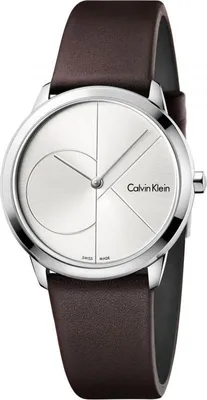 Produktbild von Calvin Klein Damen Analog Quarz Uhr mit Leder Armband K3M221G6