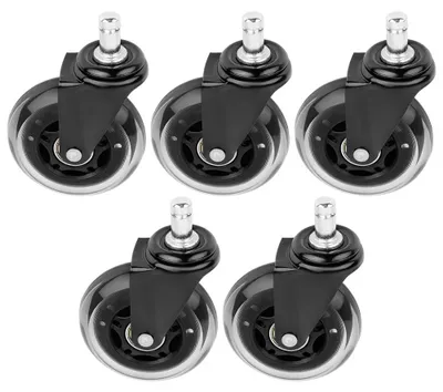 Zdjęcie produktu dla Gumowe podkładki pod fotele - zestaw 5 sztuk - 7,5 cm - 11 mm