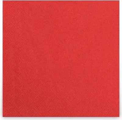 Produktbild von Servietten Funny - 2-lagig - 1/4-Falz - 24 x 24 cm - 3600 Tafelservietten - rot