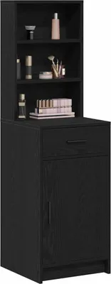 Obrázek produktu pro vidaXL Highboard černý dubový vzhled 40 x 40,5 x 135 cm dřevěný materiál