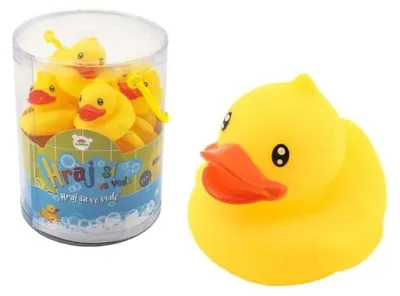 Zdjęcie produktu dla Gumowa kaczka do kąpieli 5,5cm 6m+