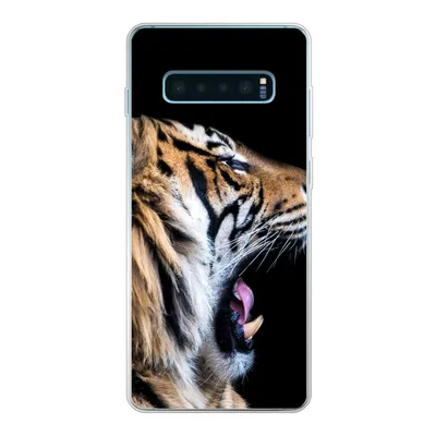 Produktbild von MuchoWow® Handyhülle Schutzhülle Hülle für Samsung Galaxy S10 Lite Tiger - Tiere - Porträt Silikon Softcase Handy Hülle - Schutz