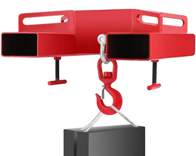Produktbild von VEVOR 2 Ton Gabelstapler Hebehaken 4000 LBS/2000KG Tragfähigkeit Gabelstapler Gabel Hebe Haken Schwenkhaken Mobile Krane Gabelstapler Zubehör, 2999,0 kg