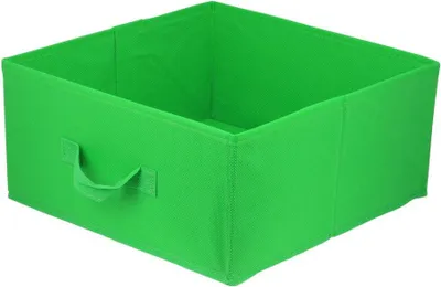 Produktbild von Lavita Storage Box | faltbare Aufbewahrung Boxen 31 x 31 x 15 cm | Schubladen-Organizer Box| Ordnungssysteme für Kleidung | Kleideraufbewahrung & Organisation | Grün | 1 stück