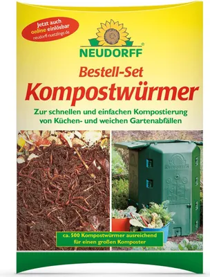 Produktbild von DORFF® Bestell-Set Kompostwürmer für ca. 500 Würmer