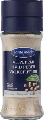 Produktbild von Santa Maria Vitpeppar 35g