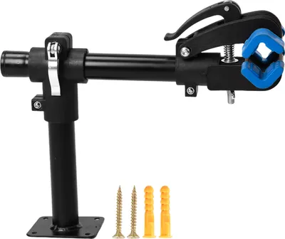 Produktbild von Fahrrad-Reparaturständer, Werkbank-Wandhalterung, 360-Grad-Schwenkklemme, MTB, Rennrad, Mountainbike, Wartungsklemme, Halter, Fahrradreparaturständer, Fahrradzubehör