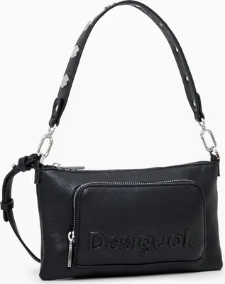 Produktbild von Desigual Half Logo FW24 Monica con Tasche Schwarz in Gr. OneSize