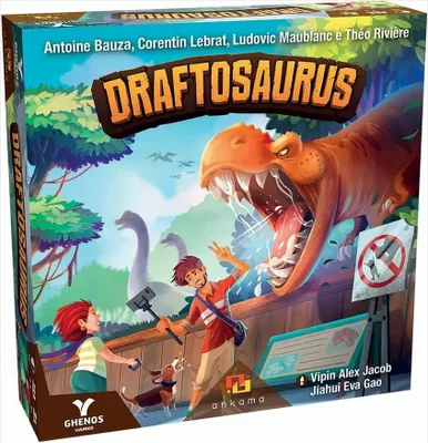 Imagen del producto de Draftosaurus (Edición italiana) – Juego de mesa – Ghenos Games – De 2 a 5 jugadores – A partir de 8 años